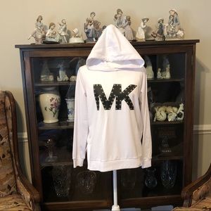 Michael Kors Hooded Light Wait Sweat Shirt Size S